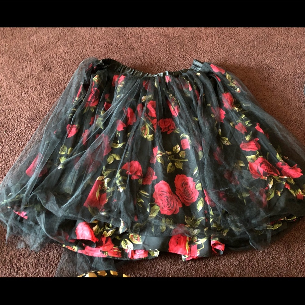 Beautiful rose skirt